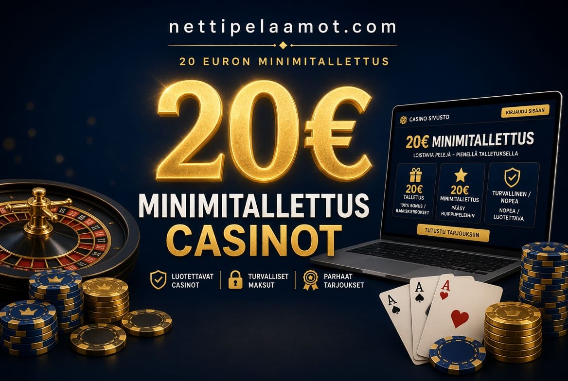 20e minimitalletus casinot