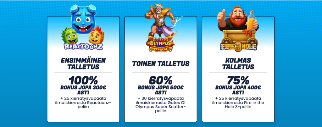 Mainio kasino bonukset