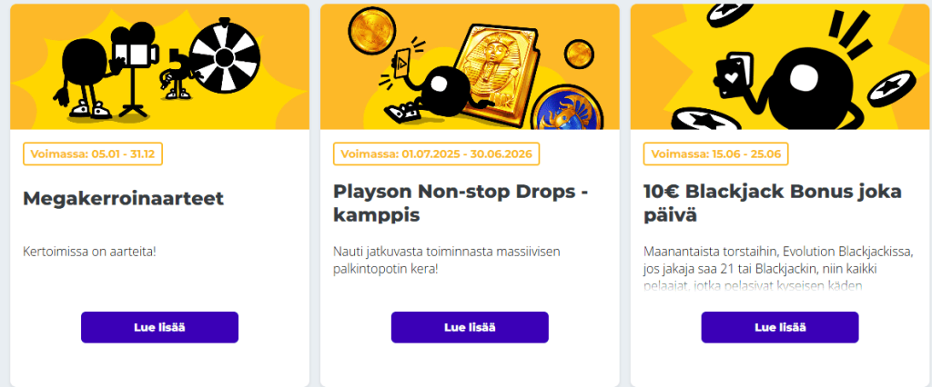 Boost casinon kampanjat